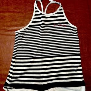Burn Bootcamp striped tank. Size small.